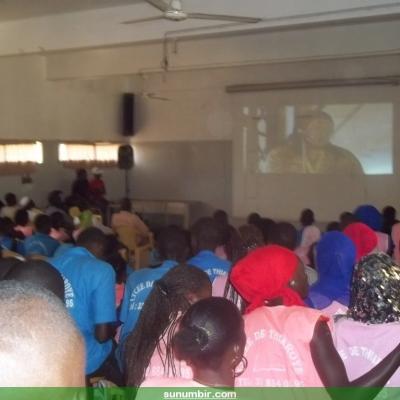 Didier Awadi au lycée de Thiaroye